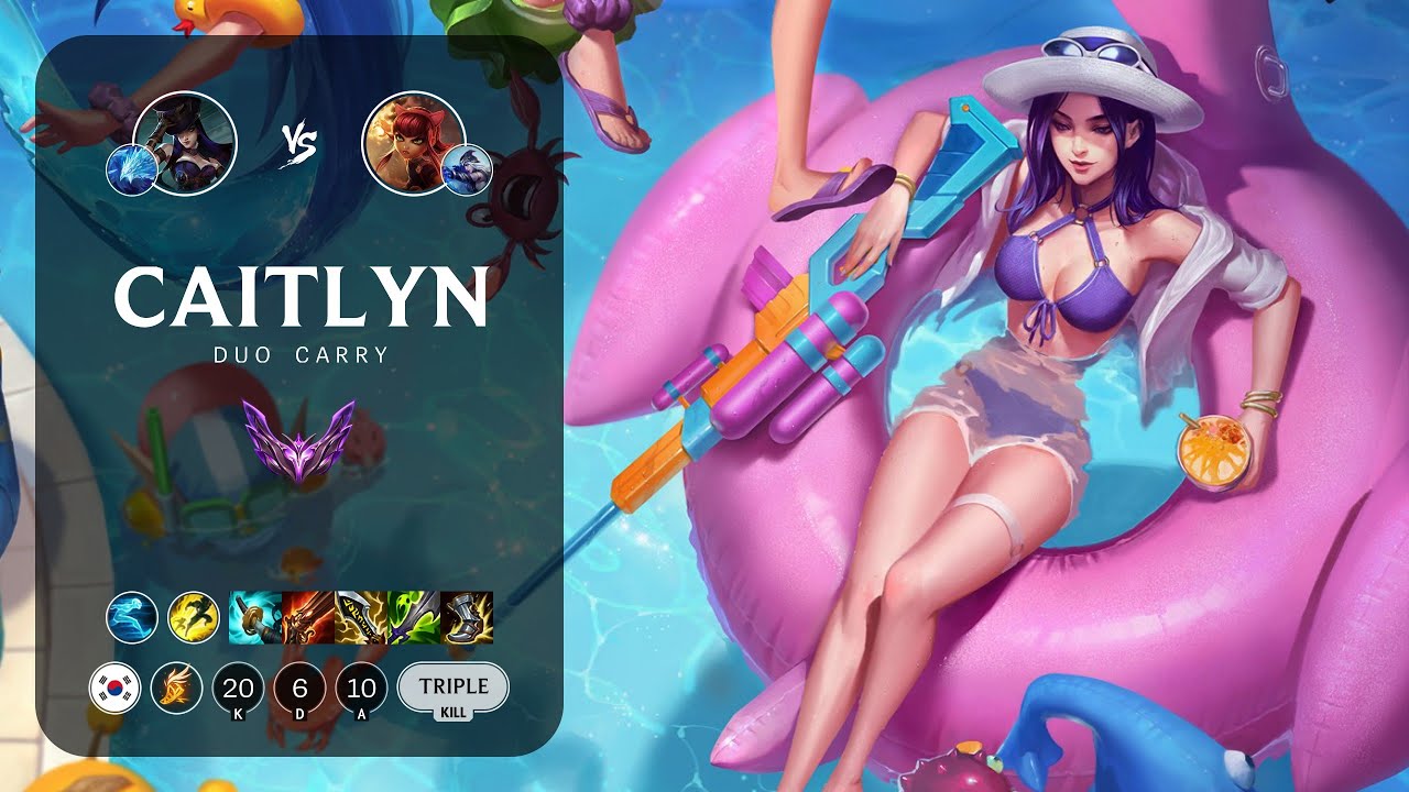 Caitlyn ADC vs Annie - KR Master Patch 14.1
