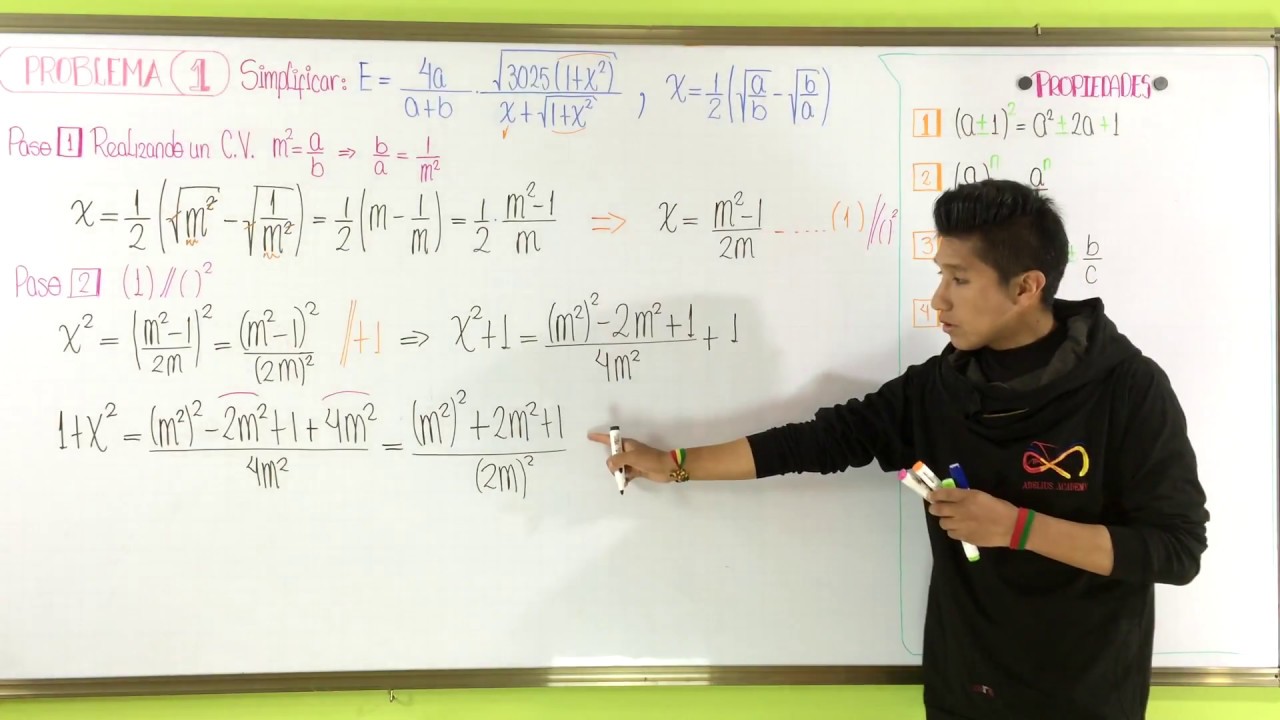 EXAMEN DE ADMISIÓN INGENIERÍA UMSA PROBLEMA 1