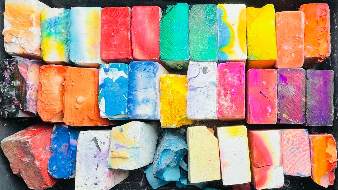 28K Celebration Fresh dyed Blocks of variety of gym chalk