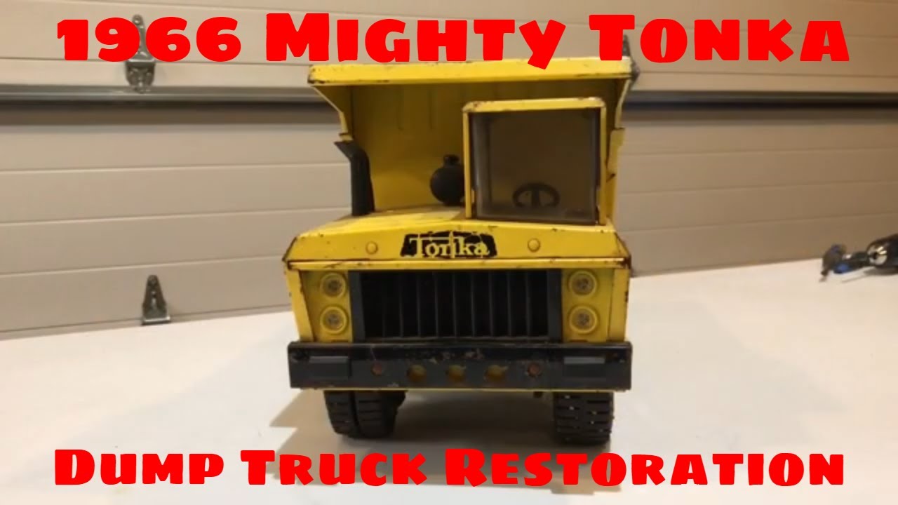 1960's  Mighty Tonka Dump Truck Restoration [Clean]