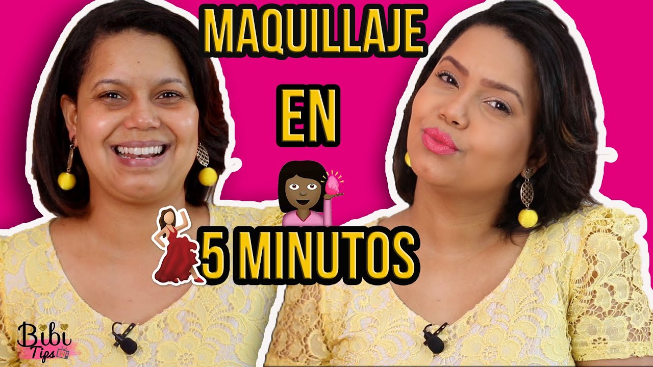 MAQUILLAJE DE 5 MINUTOS PARA EL TRABAJO 💃🏻💄💋| BIBITIPSTV 💝