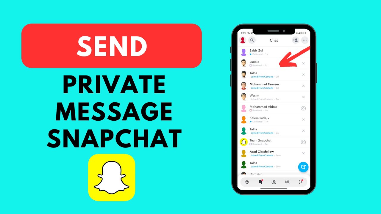 How to Send a Private Message on Snapchat (2023)