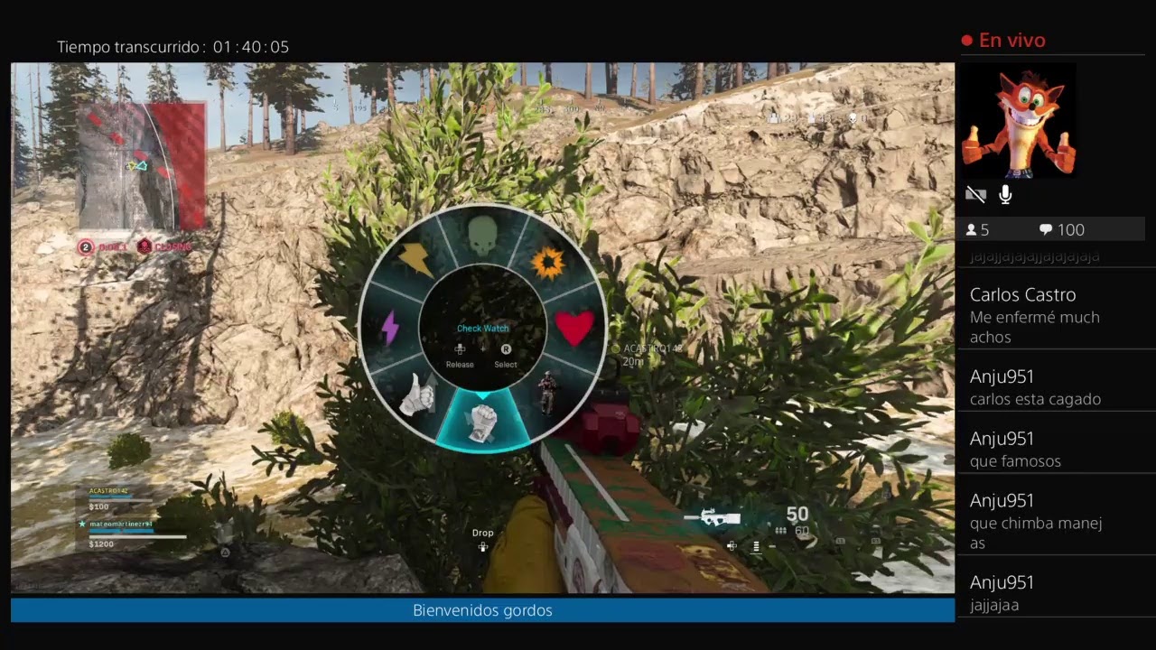 Gordgamers en vivo jugando Warzone