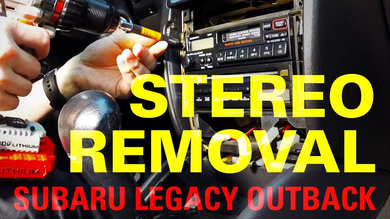 1997-1999 Subaru Outback Stereo Removal