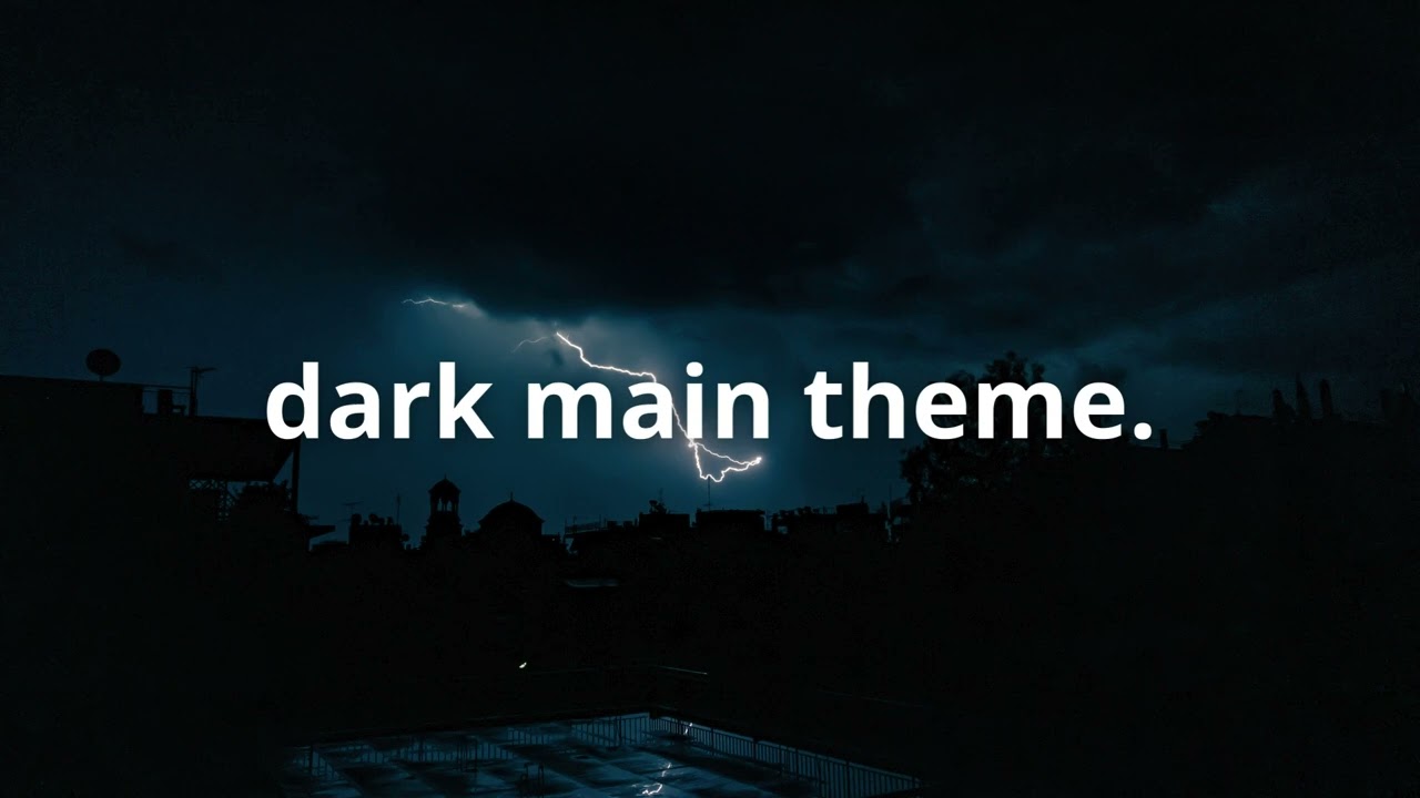 dark main theme music | emotional horror soundtrack