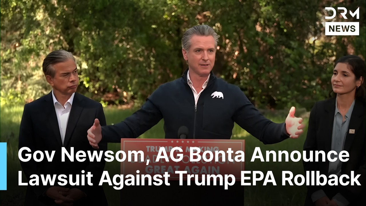 FULL PRESSER: Gov Newsom and AG Bonta Take Legal Action Against Trump’s Climate Rollbacks | AC1N