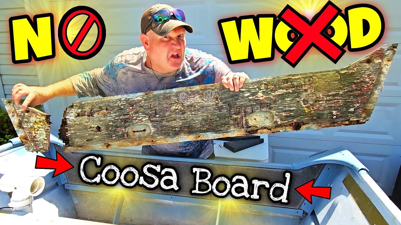 Coosa Board Jon Boat Transom DIY (NO WOOD = NO ROT)