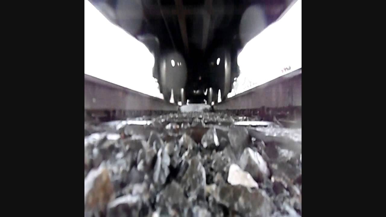 CSX Rail Train Runs Over Both Cameras In Both Directions