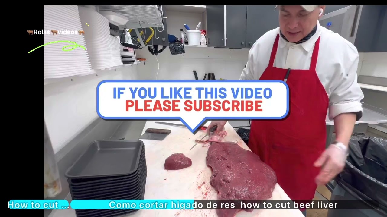 Beef liver how to cutting slices
