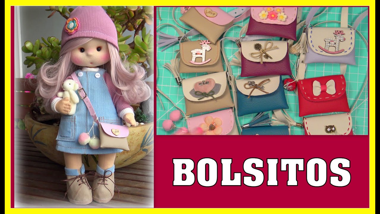 COMO HACER BOLSITOS DE MUÑECA en polipiel facilisimos video - 495