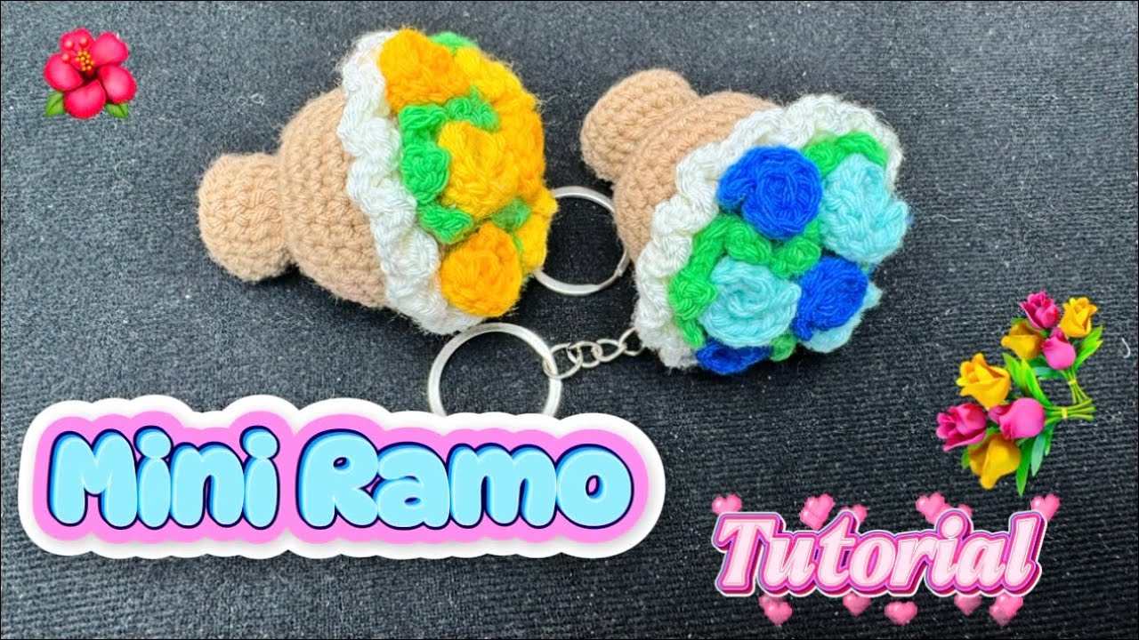 Mini Ramo Tejido a Crochet | Tutorial Fácil y Rápido 🌸 | Arte en Crochet LM.
