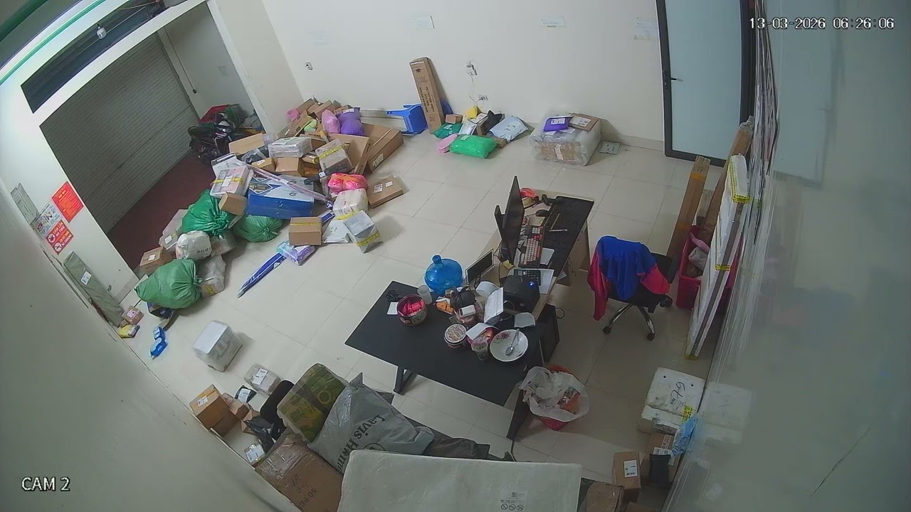 CCTV toàn trình cắt seal, hạ hàng nhập kho các đơn BN HUB chuyển đến ngày 13/3/2026