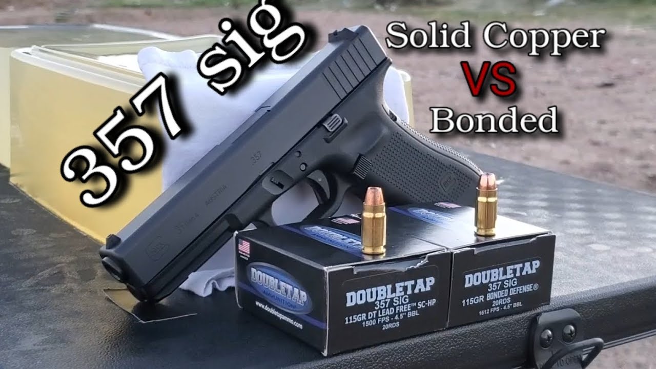 357 sig Doubletap Ammo Test (Solid Copper VS Bonded Defense) Ballistics Gel Test