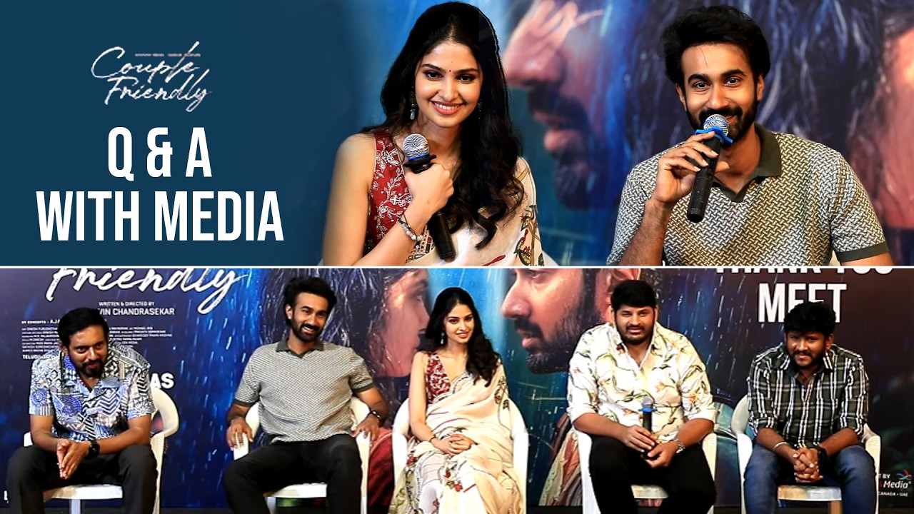 Couple Friendly Team Q & A With Media | Santosh Soban | Manasa Varanasi