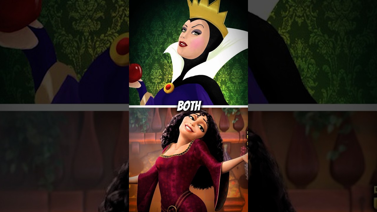 Mother Gothel is The Evil Queen from Snow White! #disney #pixar #tangled #sevendwarfs #rapunzel
