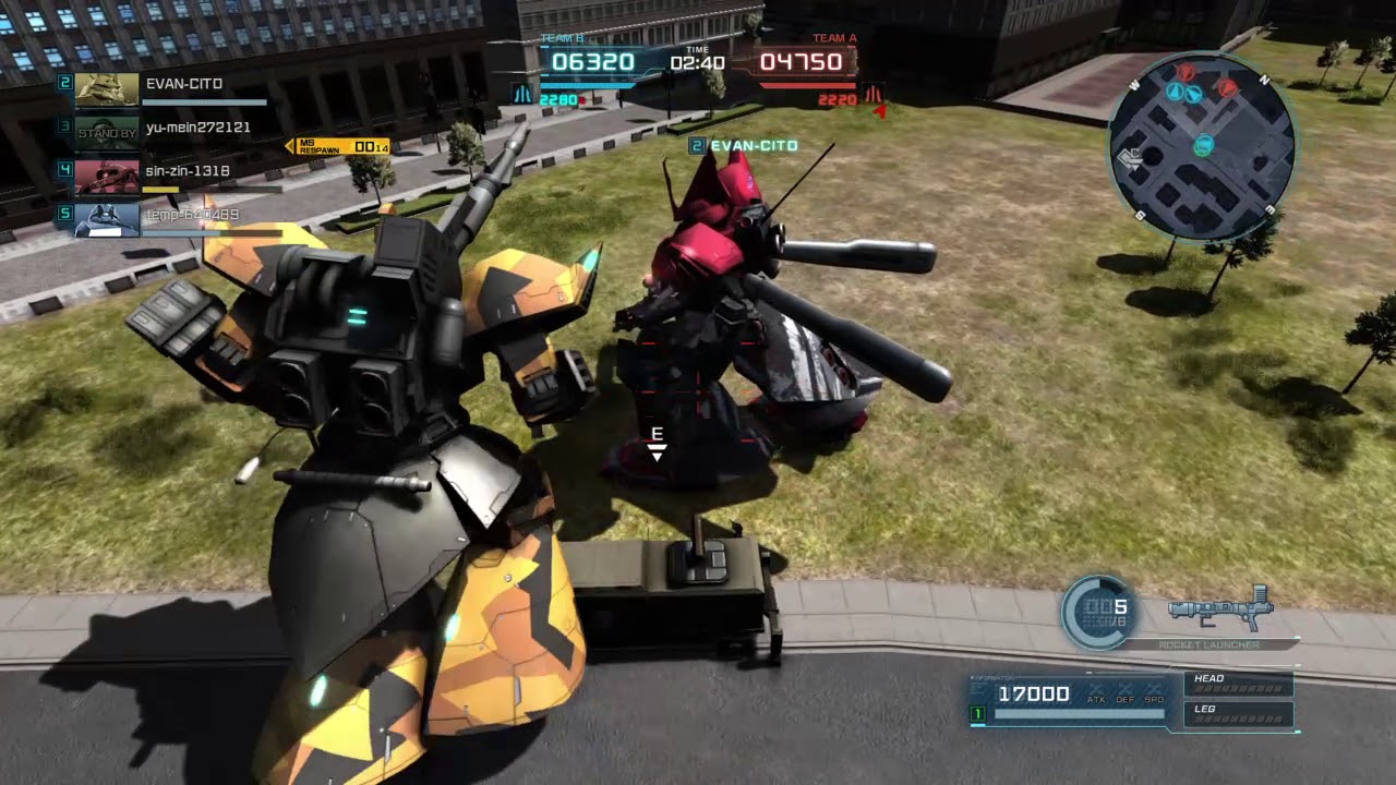 GUNDAM BATTLE OPERATION 2: MS-14C Gelgoog Cannon Gameplay