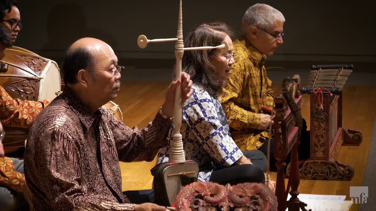 Gong-chime orchestra (gamelan), Indonesia (Central Java), 1840