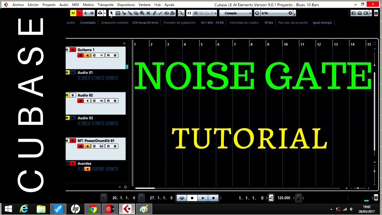 PUERTA DE RUIDO O NOISE GATE * VST IMPRESCINDIBLES CUBASE *