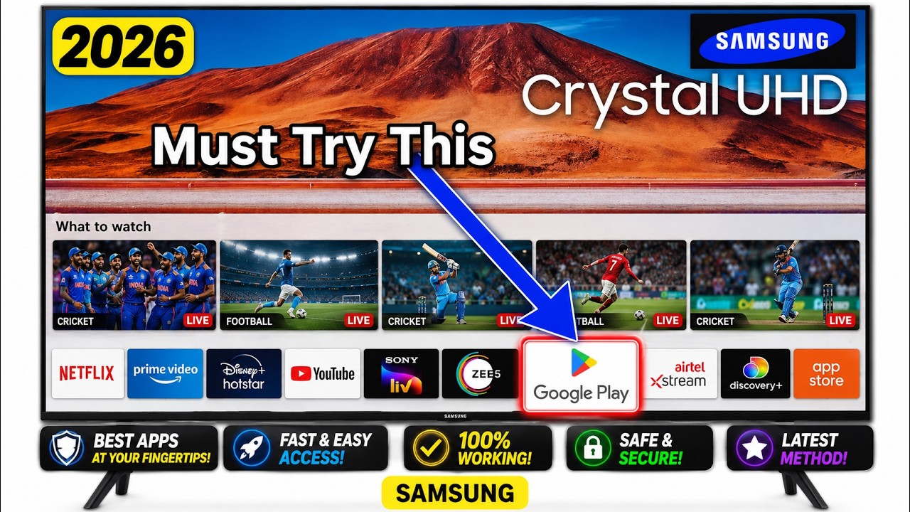 How to Install Google Play Store on Samsung Smart Tv