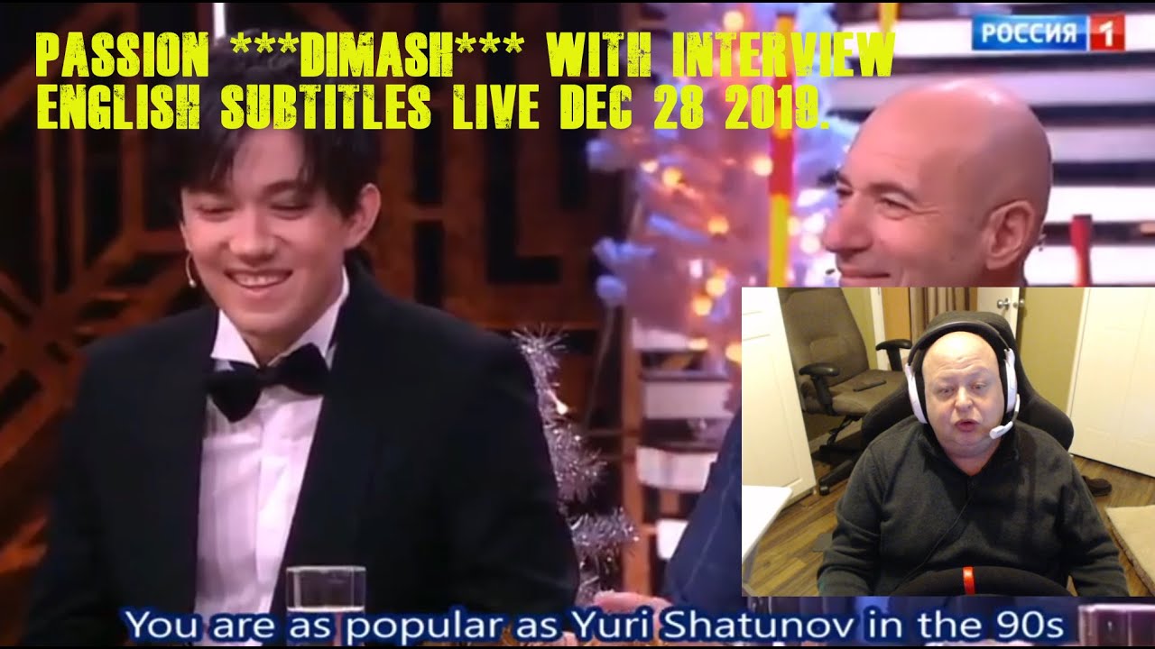 Passion ***Dimash***  Exclusively interview with lyrics+ sing Passion on Russian Tv Show