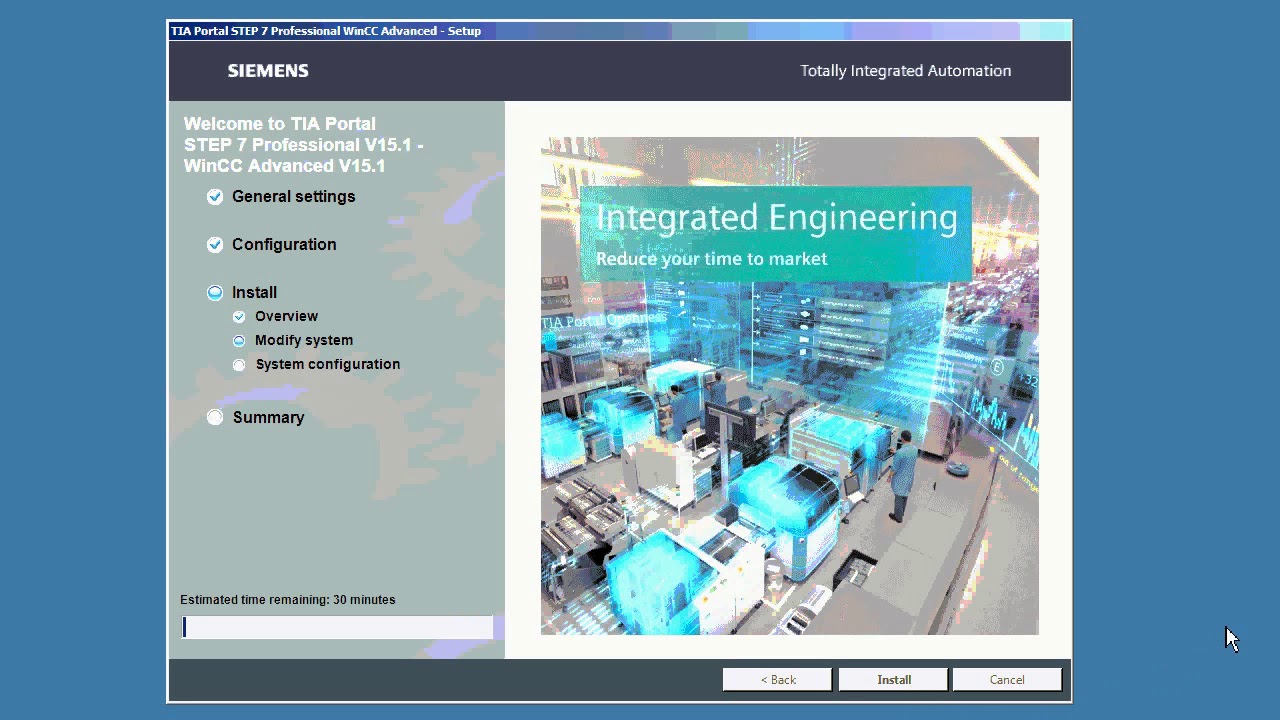 Instalace TIA Portal V15.1 - STEP7, WinCC / TIA Portal V15.1 installation STEP7, WinCC