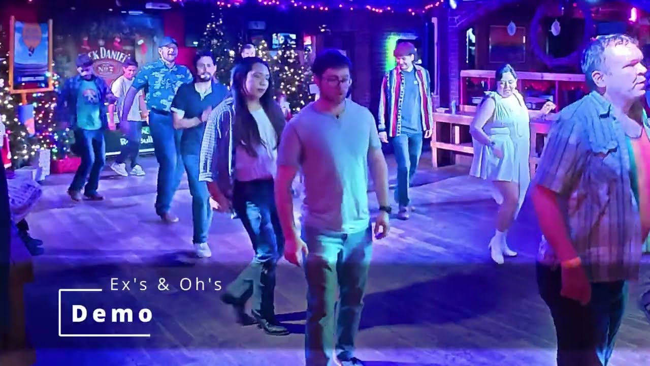 Ex's & Oh's Line Dance - Teach & Demo