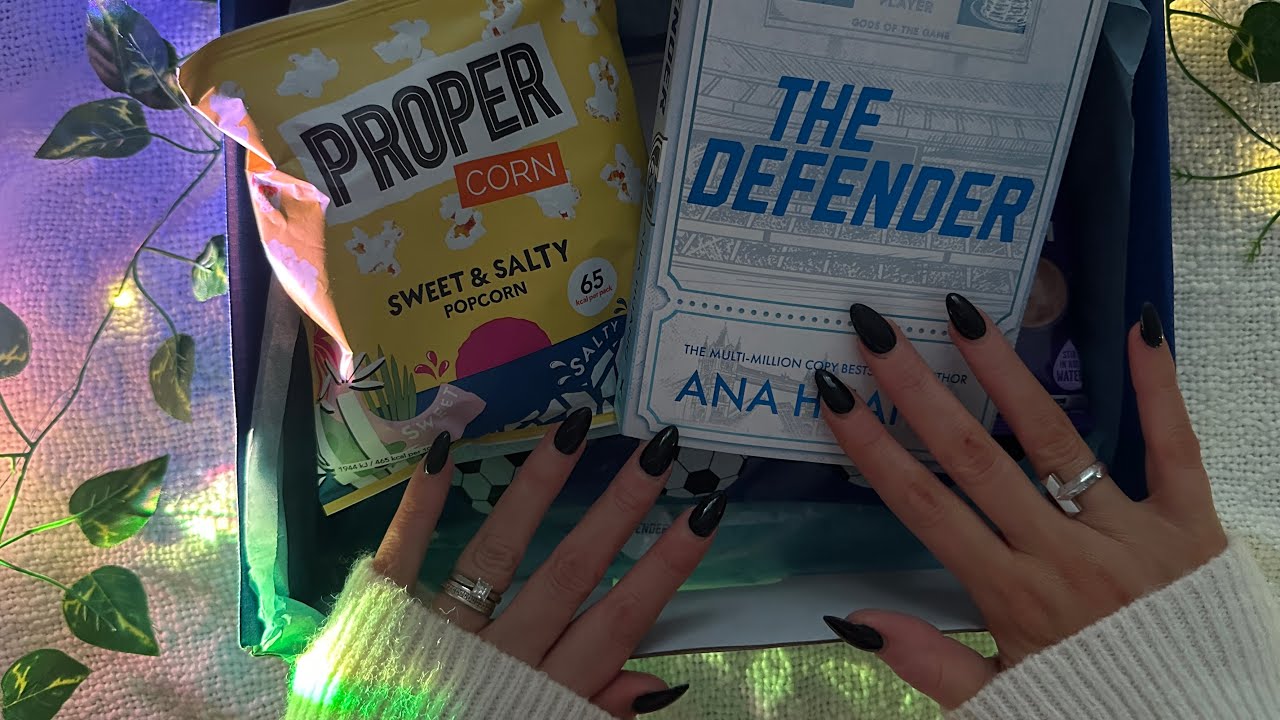ASMR: Ana Huang - The Defender (Book PR unboxing, close whispers, Scottish accent) 