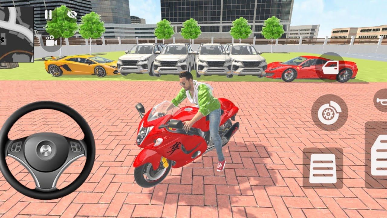 🥰Franklin Purchase by4️⃣ fortuner1️⃣ Lamborghini1️⃣ Nissan GTR in🇮🇳 Indian bike Theft Auto Simulator