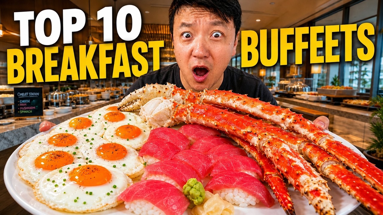 Top 10 BEST BREAKFAST BUFFETS in the World!
