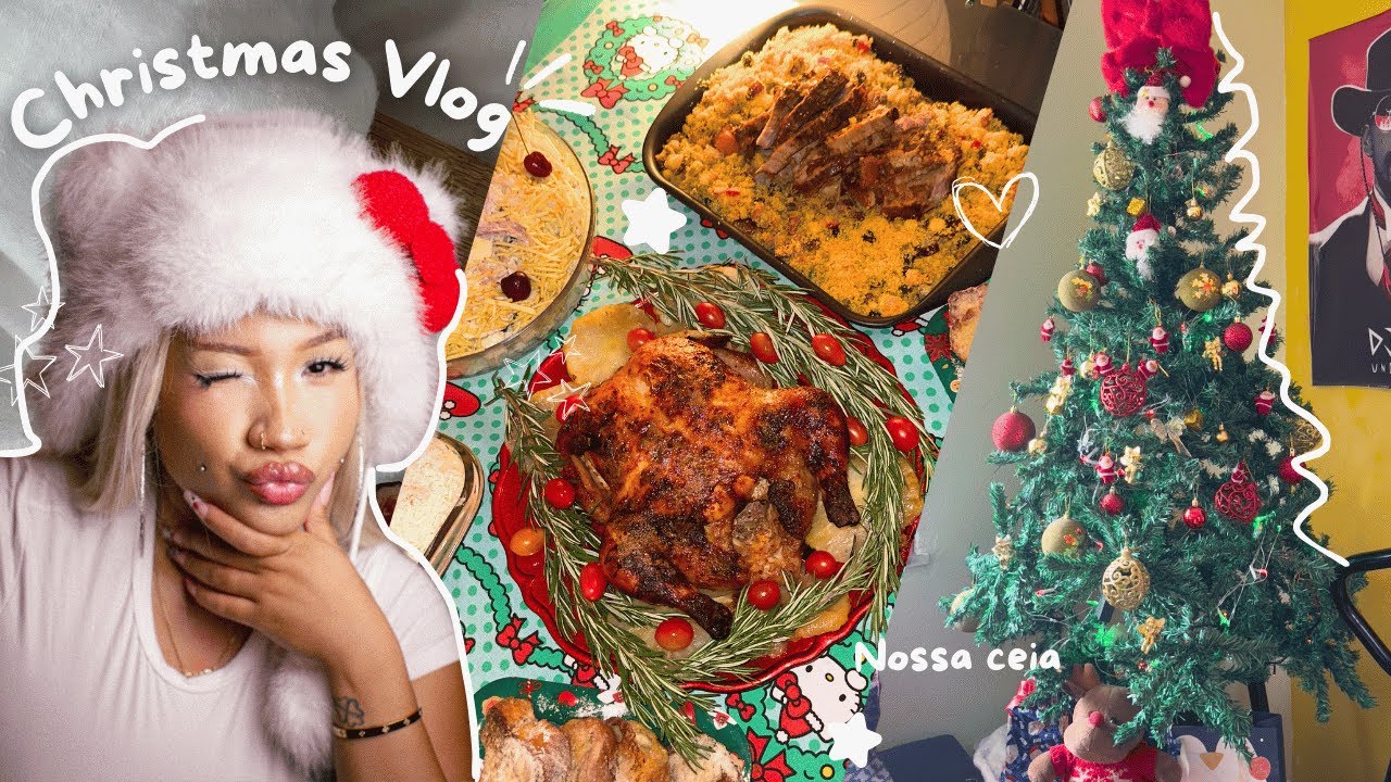 Preparando o Natal | Ceia, plantas novas e presentes | Vlog da Izalu. 🎄 ✨ 🤍 🕯️ ⭐️