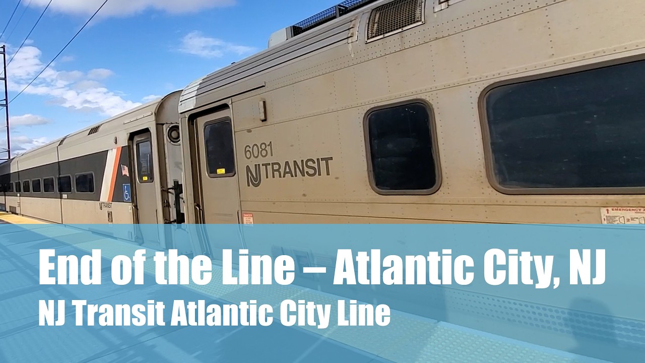 What's at the end of the Atlantic City Line?