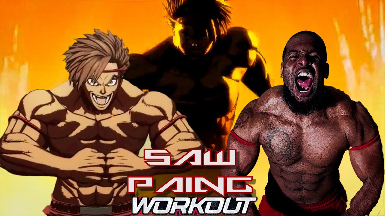 Saw Paing Yoroizuka "The Howling Spirit" Workout: Kengan Ashura |Anime Training| Motivation