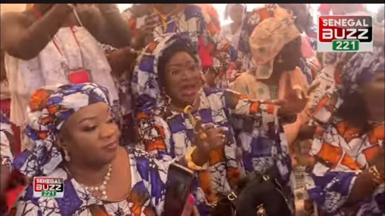 Ndeye sine, Bella et Ninio  explosent le baptême de la fille de Fat Dame série mbettel.. ambiance