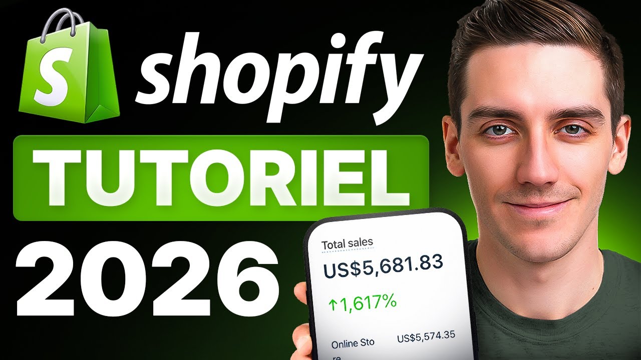 Tutoriel Shopify pour Débutants 2026 – Étape par Étape