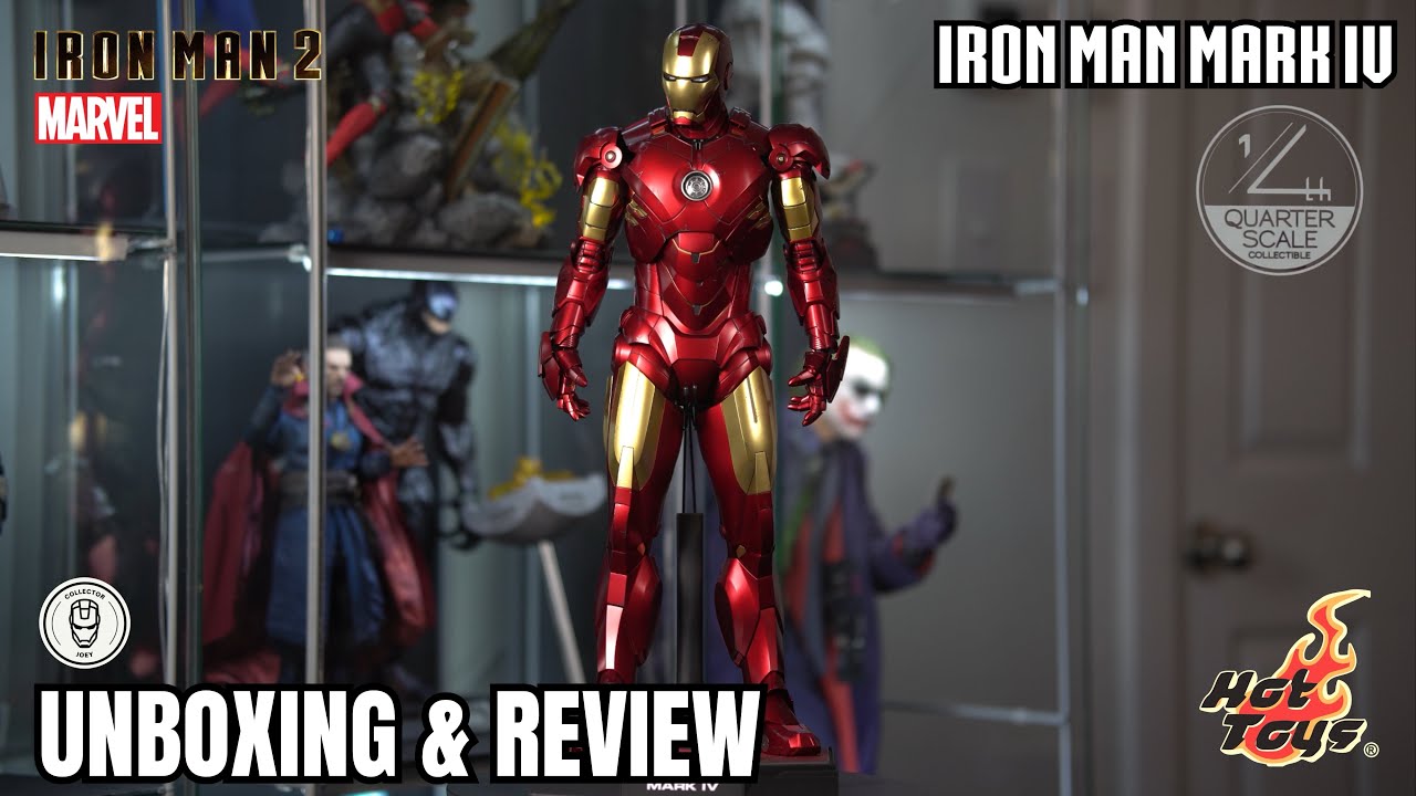 Hot Toys 1/4 Iron Man Mark IV | Распаковка и обзор