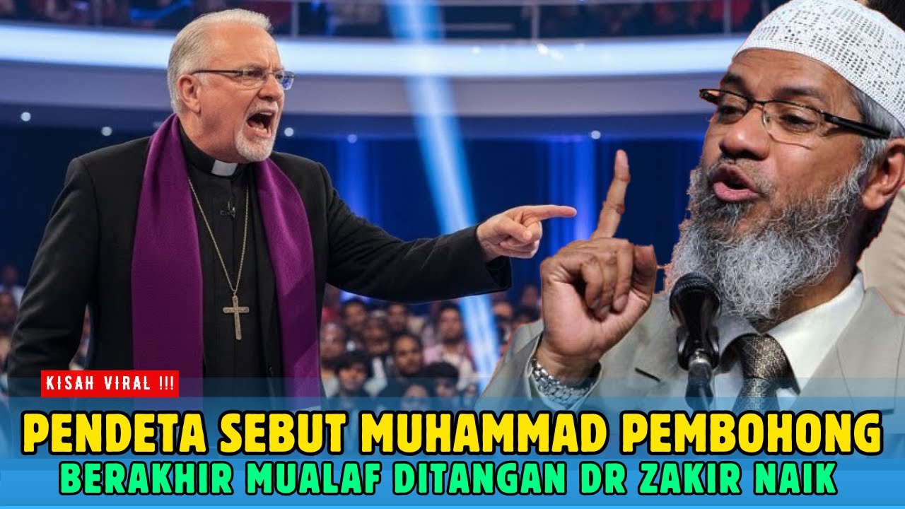 DEBAT PANAS‼️ AWALNYA HINA ISLAM, PENDETA KRISTEN MUALAF DI TANGAN DR ZAKIR - SEJARAH ISLAM