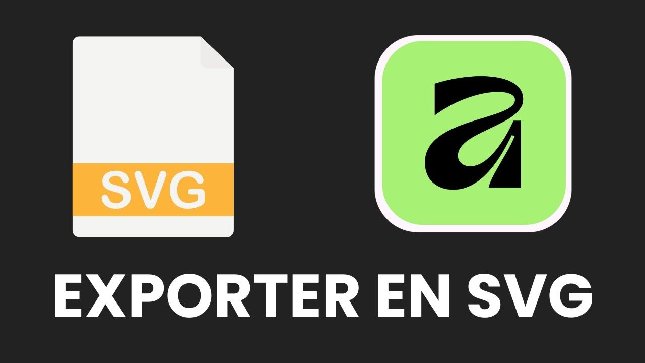 Comment exporter un logo en SVG sur Affinity