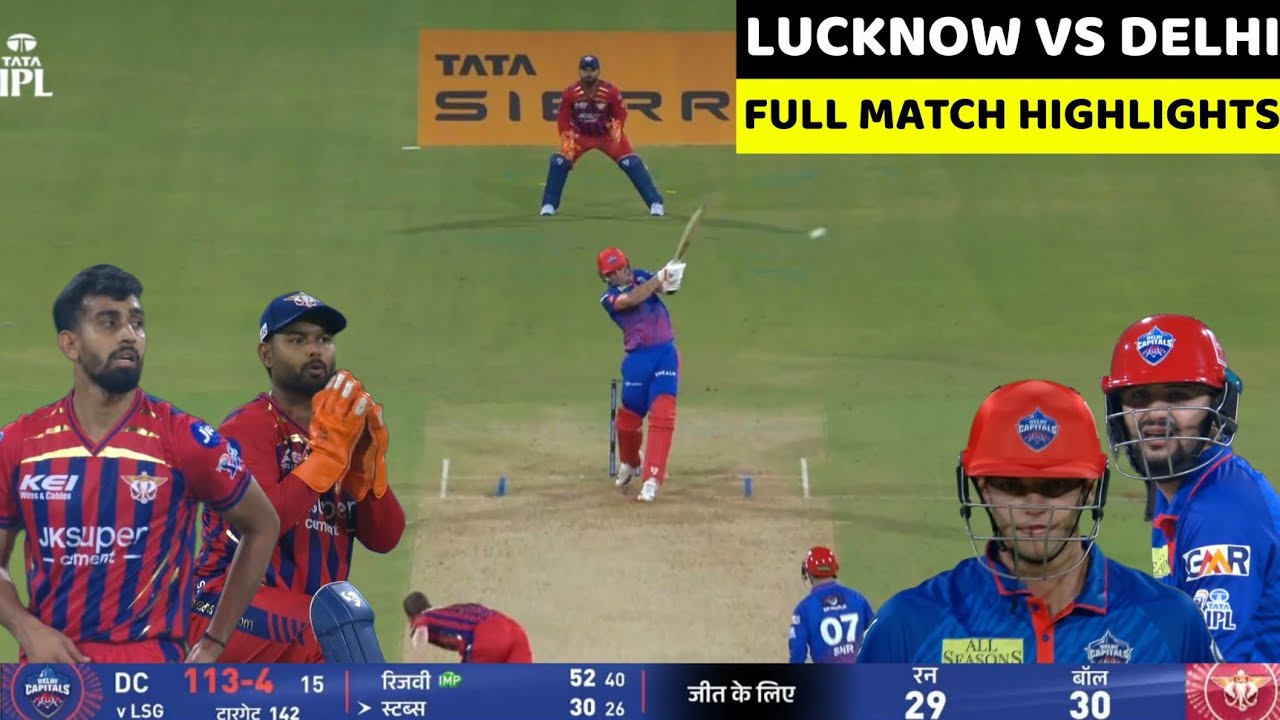 Lucknow vs Delhi IPL 2026 Full Match Highlights | LSG vs DC IPL 2026 Full Highlights 