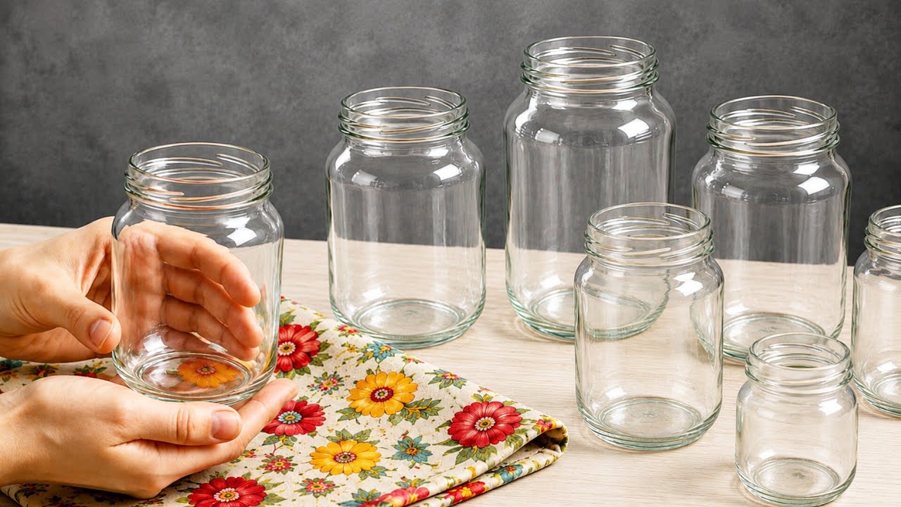 Don't Throw Away Glass Jars Until You See This! You'll Never Believe They Were Just Old Jars & Jute!