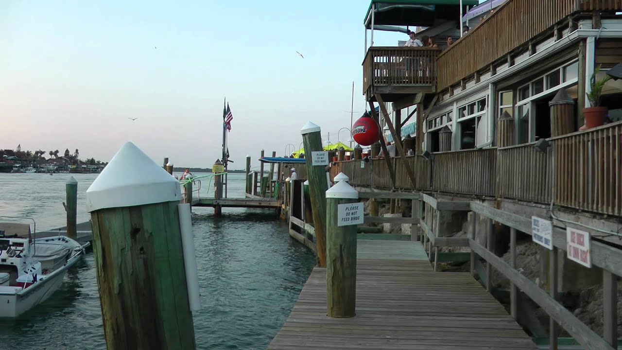 The great beach bar waterfront of Treasure Island