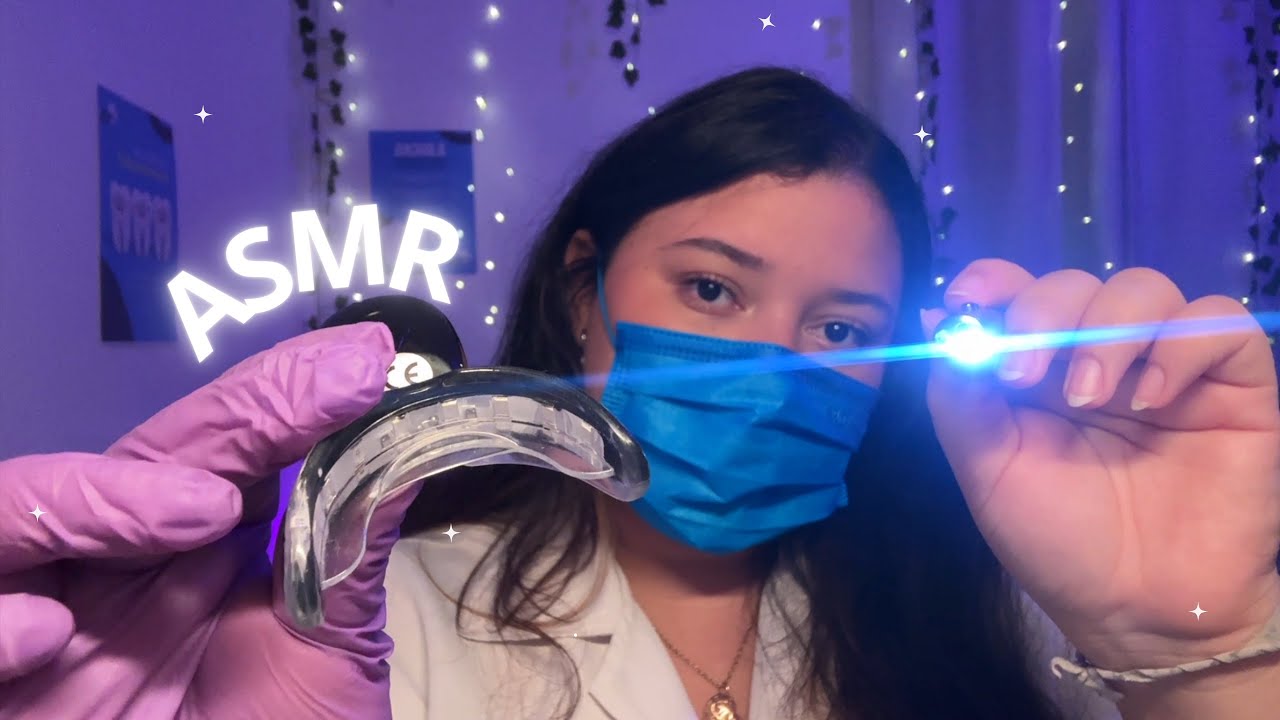 ASMR | DENTISTA ROLEPLAY 🦷✨ (clareando seus dentes!) | ASMR Nartx 