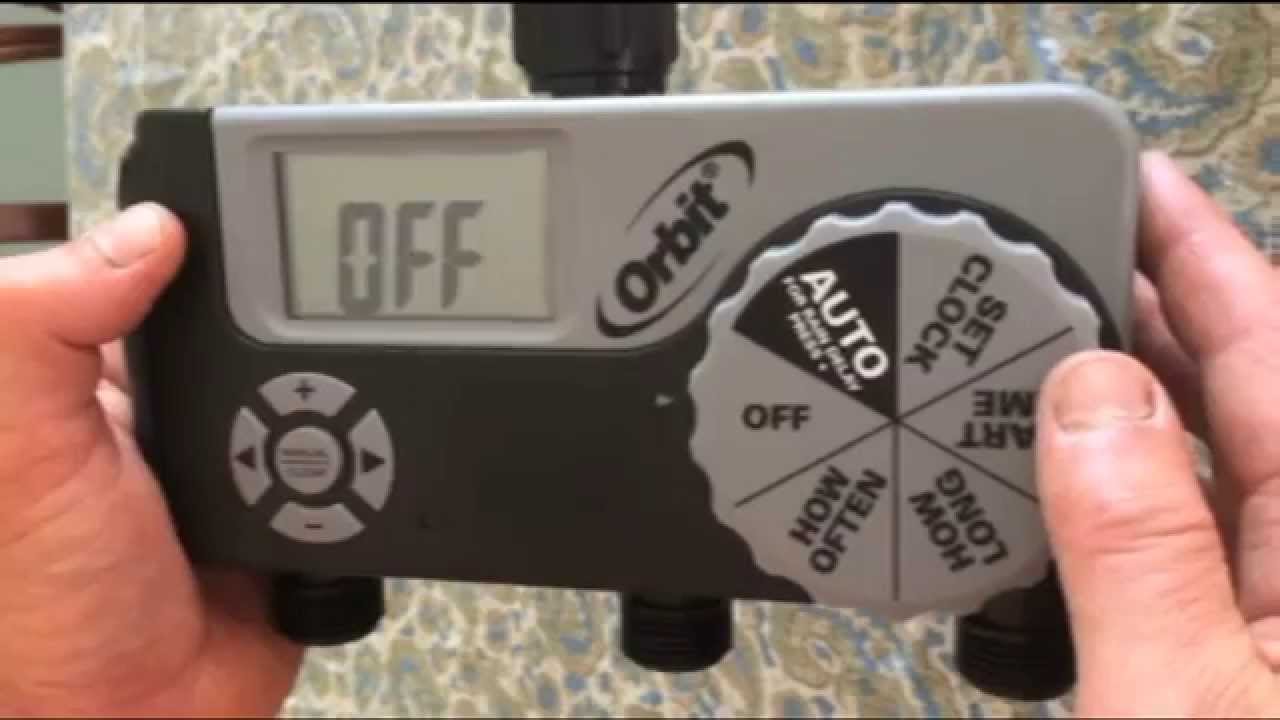 Program and Install Your Orbit Water Timer