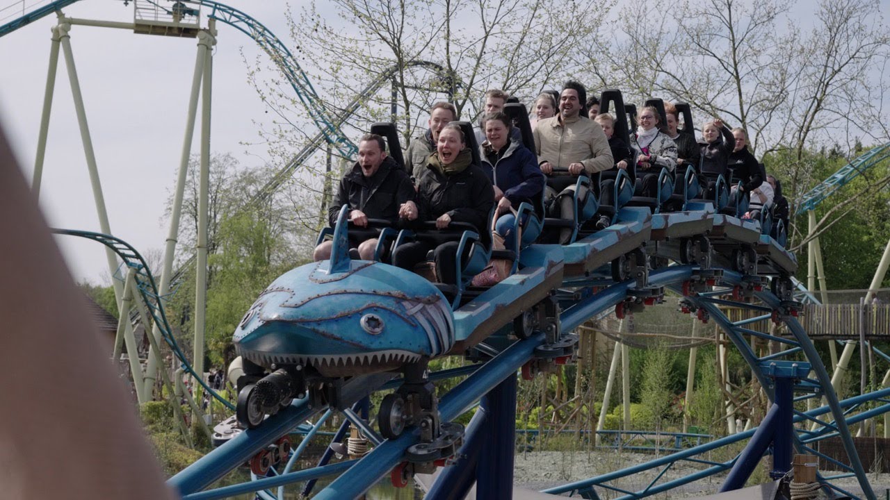 Mecalodon - Walibi Belgium - Gerstlauer Amusement Rides - Airtime Coaster - Offride