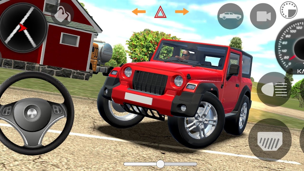 Indian Car Simulator 3d Game - Mahindra Thar Driving Gameplay #thar4x4 #cargames #gamingvideos