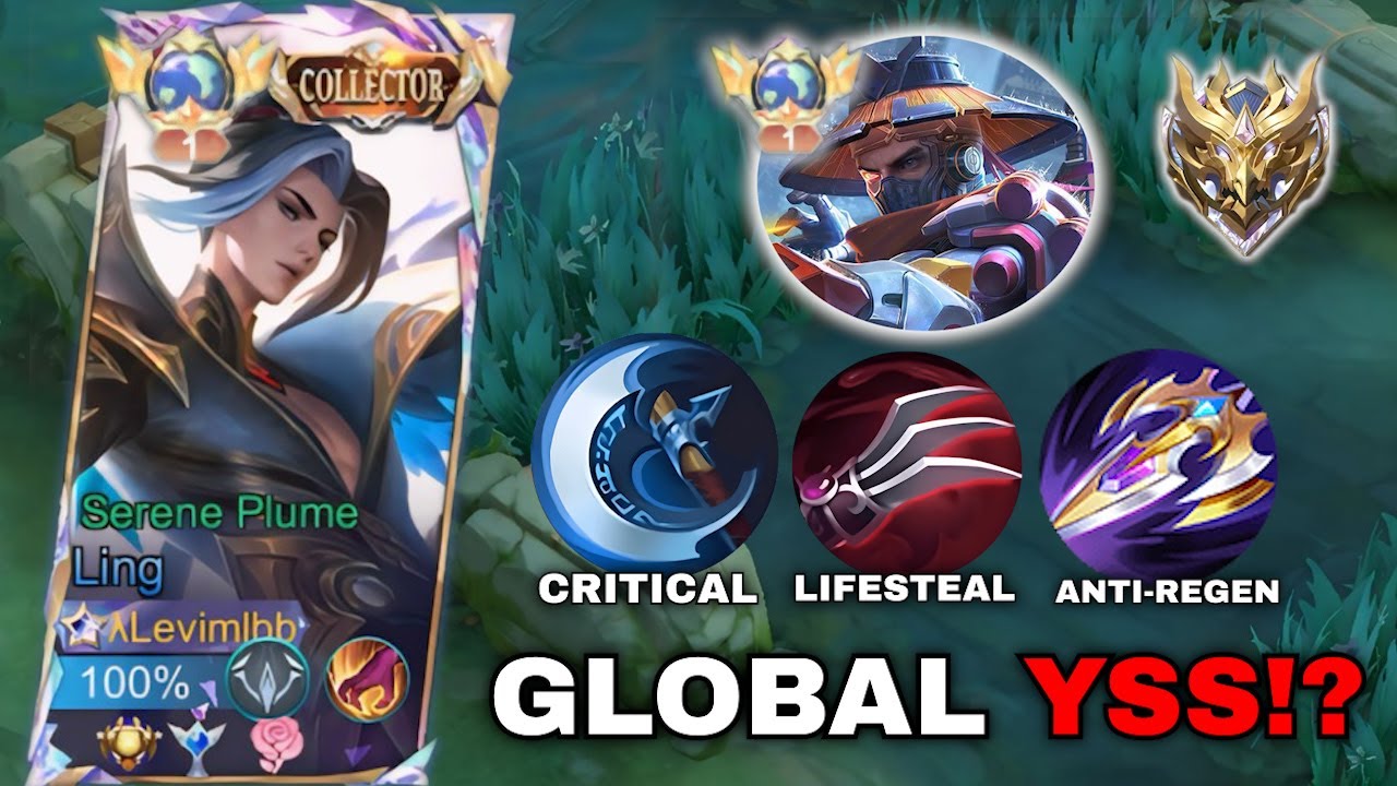 LING FASTHAND VS GLOBAL YI SUN SHIN IMMORTAL RANK IN SOLO RANKED (MUST WATCH)!! - MLBB