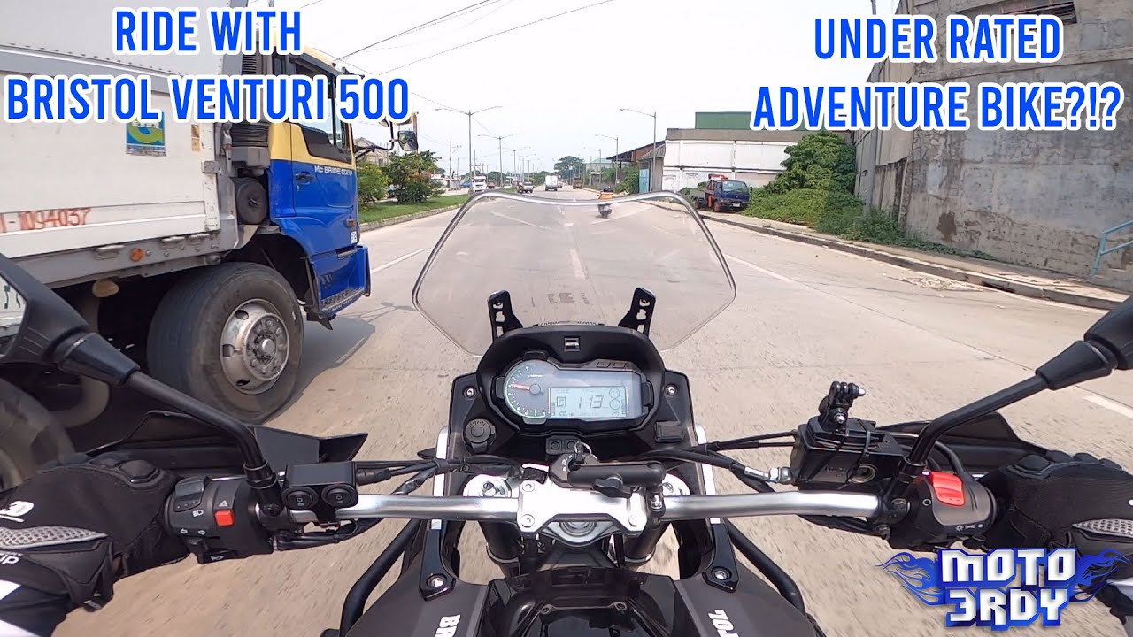 RIDE WITH BRISTOL VENTURI 500 || UNDER-RATED ADVENTURE BIKE?!? || MOTO3RDY