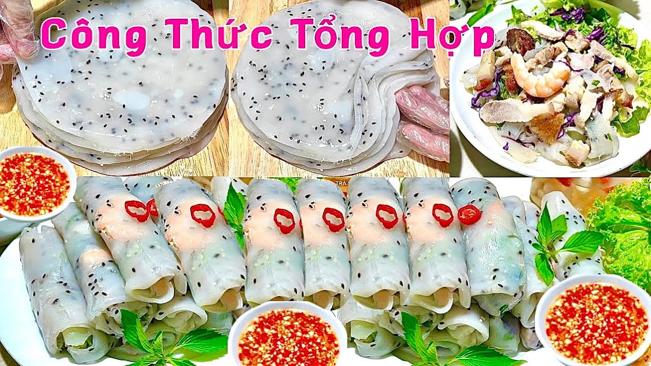 SIÊU NGON Bánh Tráng Mè, Bánh Cuốn, Bánh Ướt Chỉ 1 Bước Này Là Đủ- Sesame rice paper