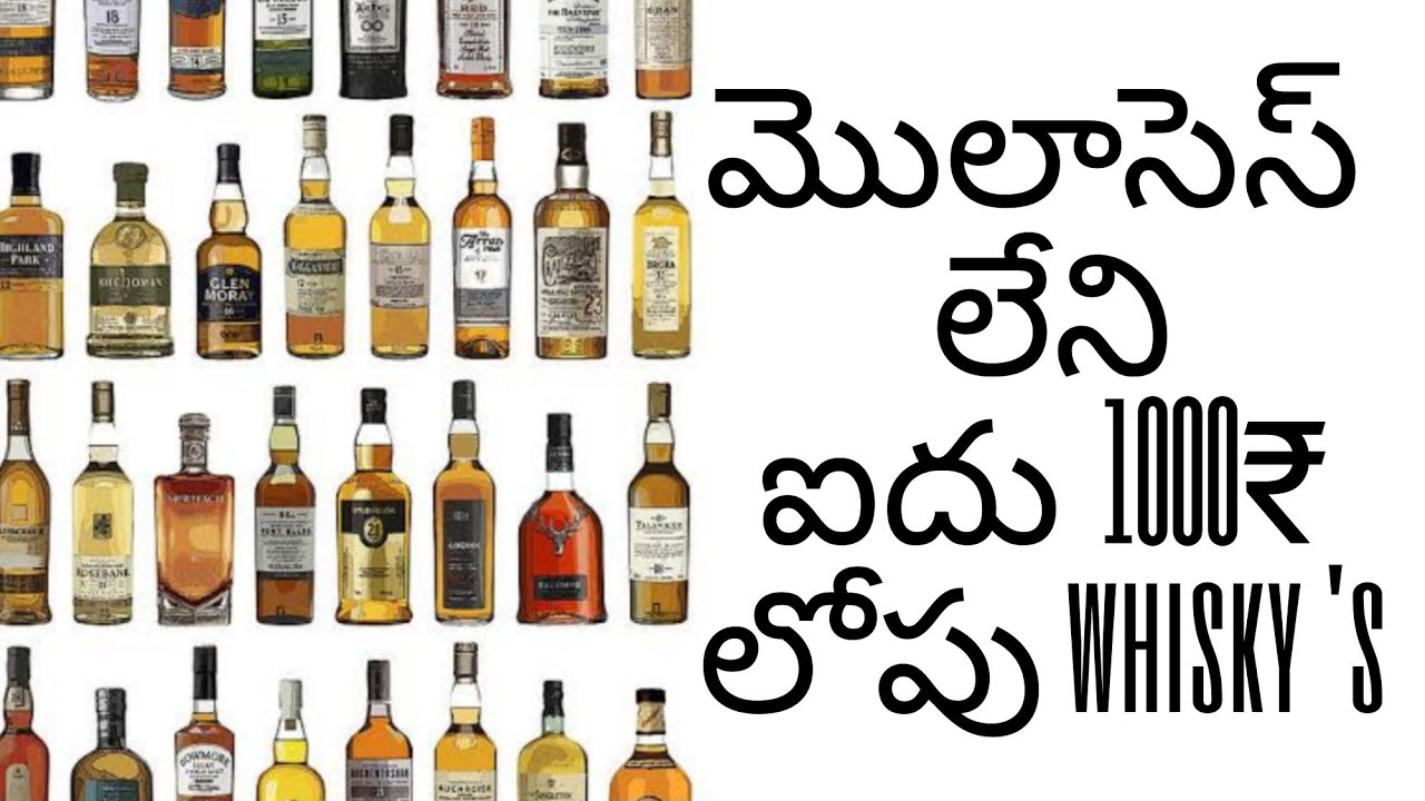 Top 5 molasses Free Whisky 's Under 1000₹