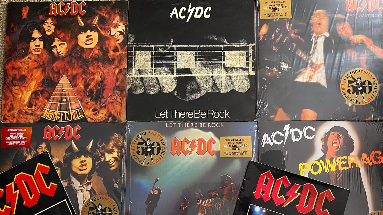 Check Out Some New AC/DC 50th Anniversary Vinyl , 2 New Finds & Some Vintage Tour Books!