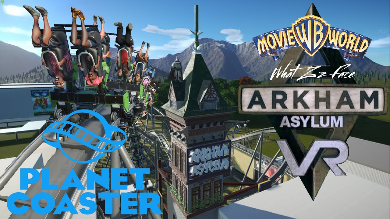 Arkham Asylum | Planet Coaster | Movie World